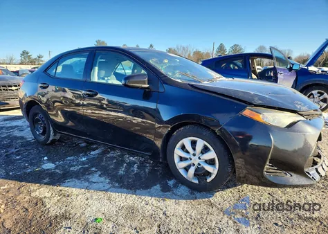 2017 Toyota Corolla L из США, поврежденный, VIN 2T1BURHE8HC949055